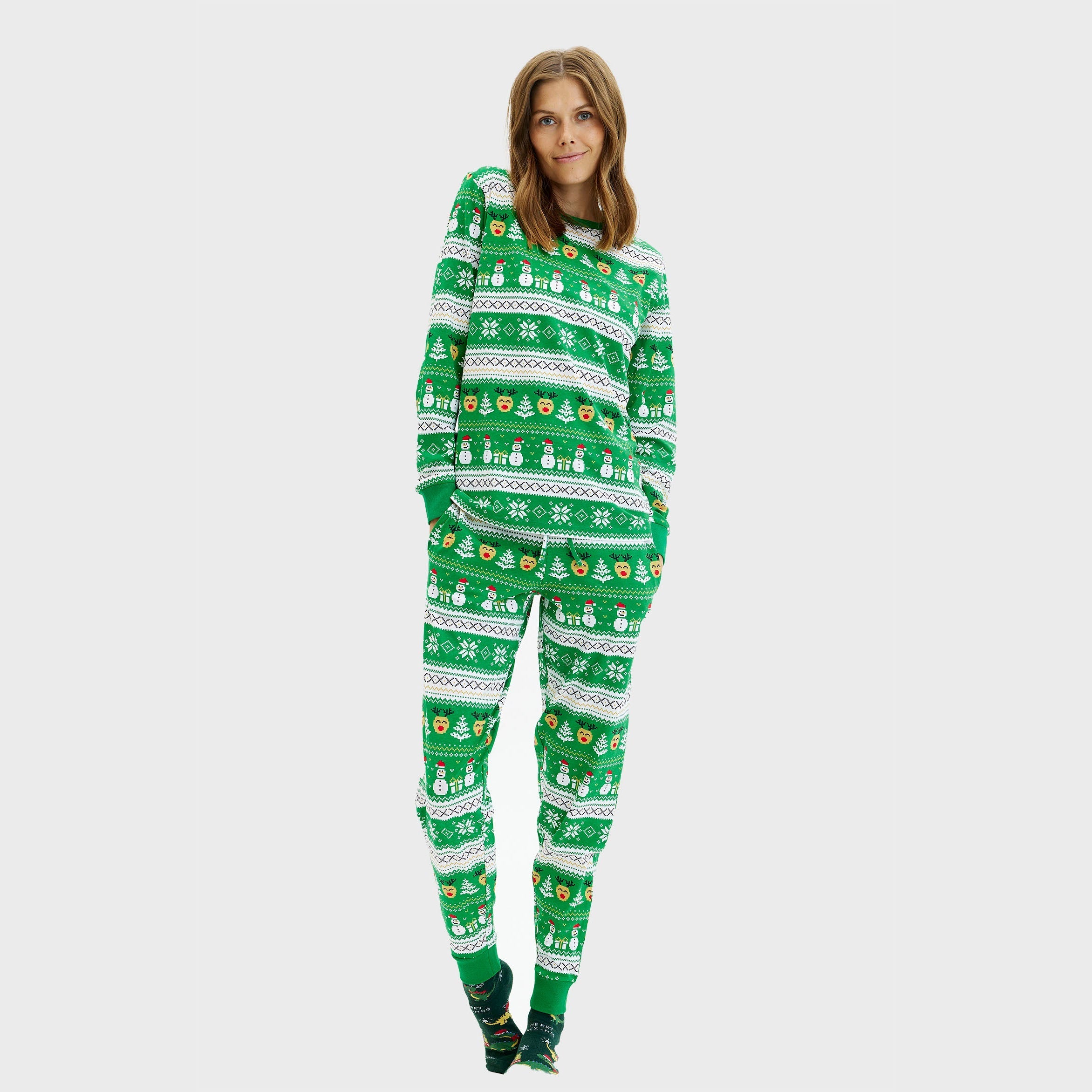 Den originale Julepysj grønn - Dame.